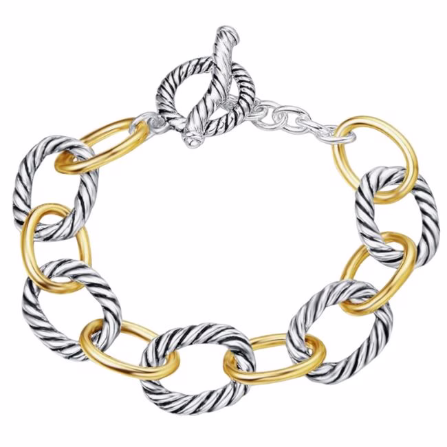 oval link bracelet