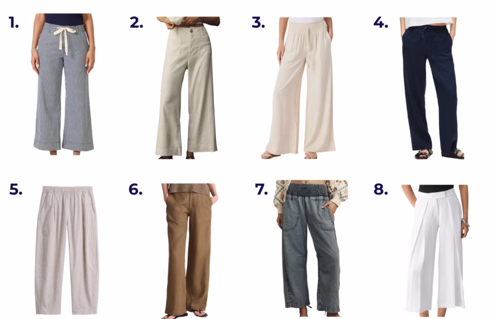 pants summer capsule wardrobe for women over 40