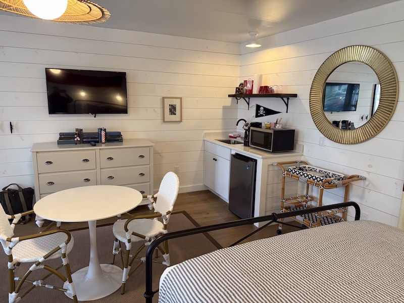 salt cottages hotel room interior