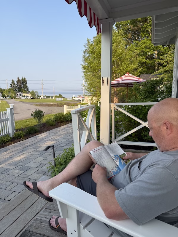salt cottages one bedroom cottage porch bar harbor maine