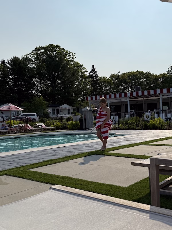 swimming at salt cottages bar harbor maine