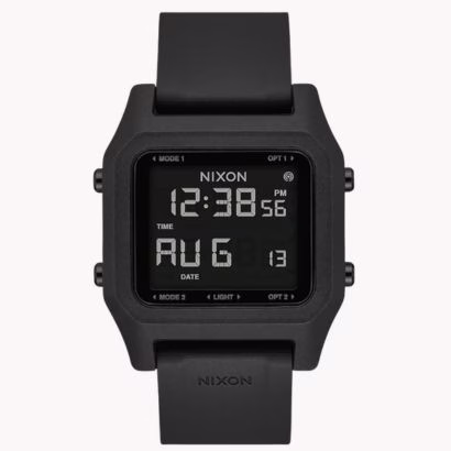 black digital sport watch