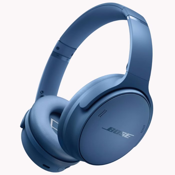 blue bose quietcomfort noise cancelling headphones