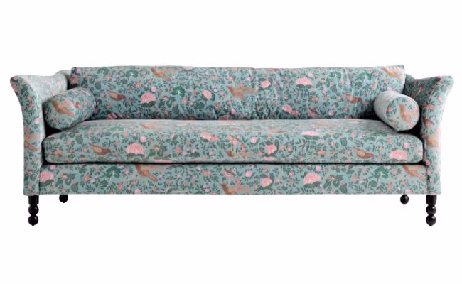 floral bird patterend occassion couch