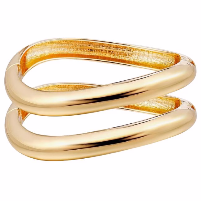 gold plated bangle bracelet set