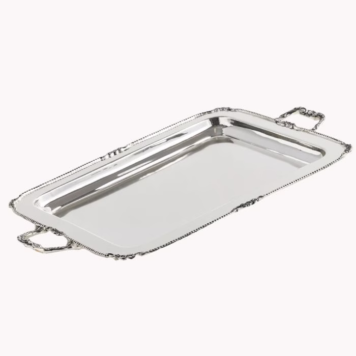 silver tray