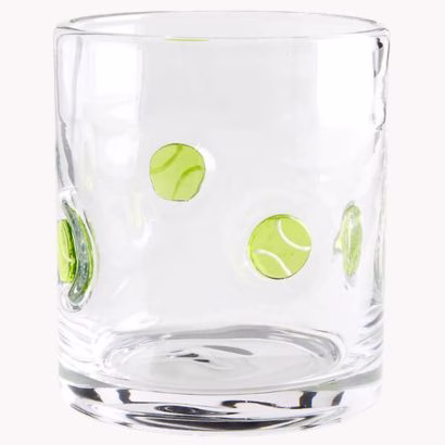 tennis ball icon old fashioned glass