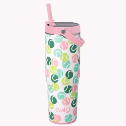 water bottle with tennis design