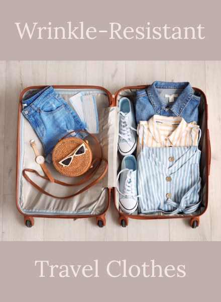 wrinkle resistant travel clothes featured image