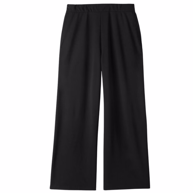 black ponte pant ankle length