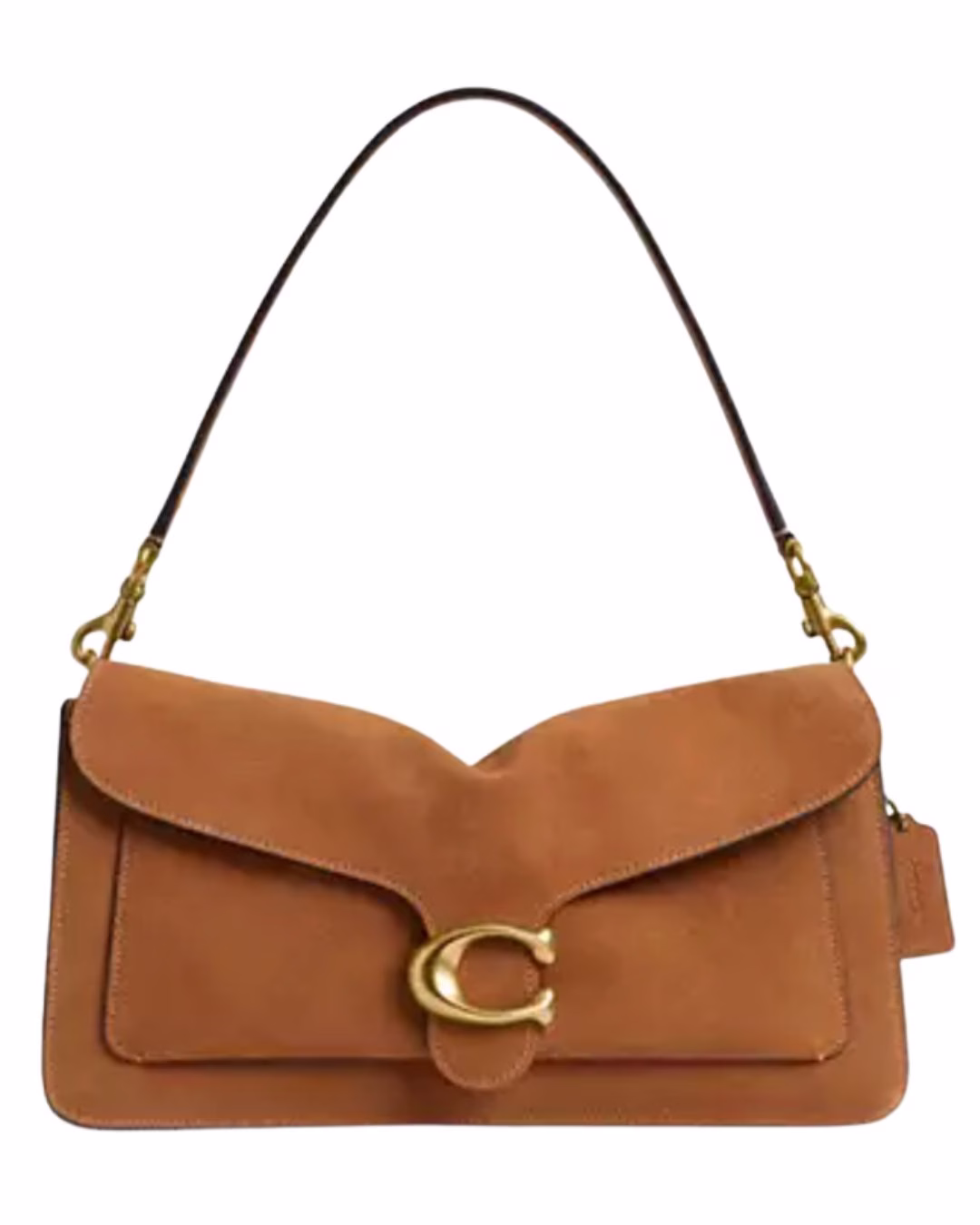 carmel suede coach tabby bag