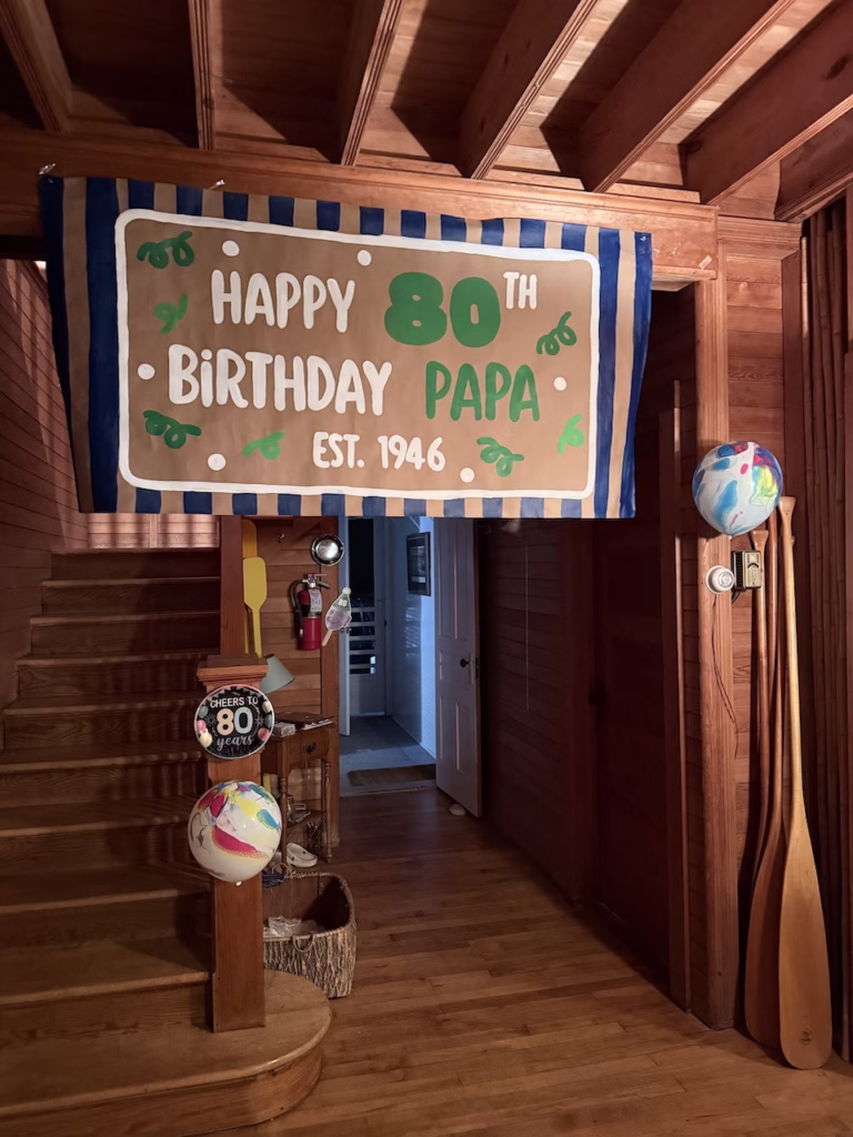 celebrating papa's 80th