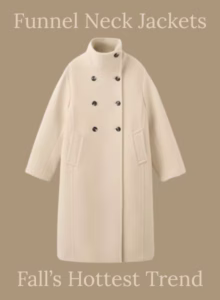 funnel neck jacket