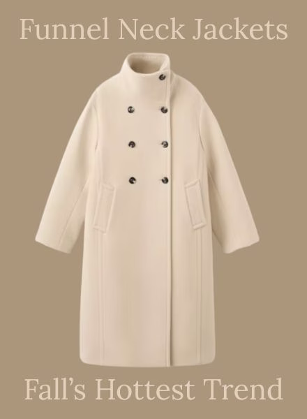 funnel neck jacket
