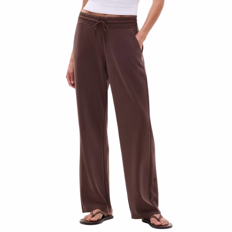 maroon knit sweatpants