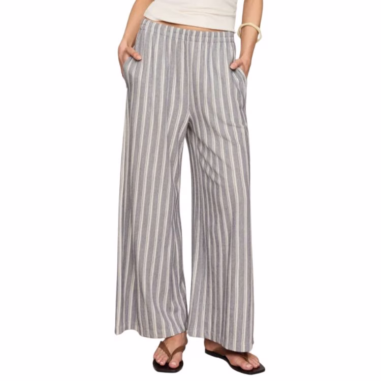 striped knit pants