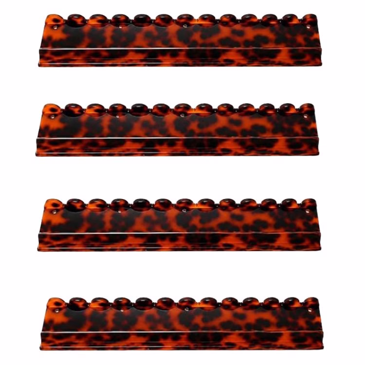 tortoise acrylic mahong racks set of 4