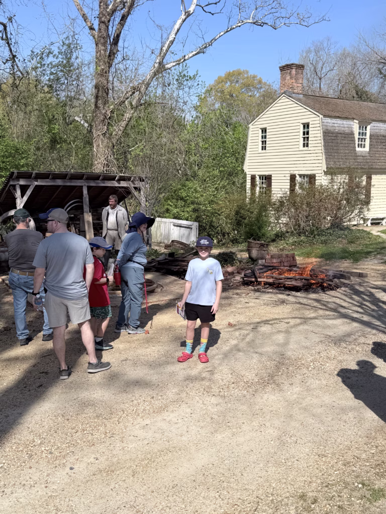 Historic site at colonial williamsburg