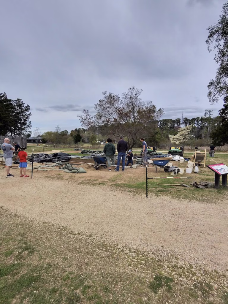 archeology dig at jamestown