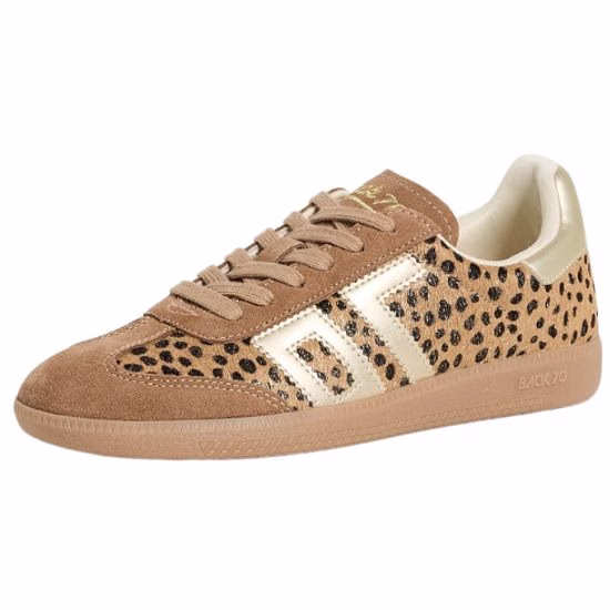 back70 leopard print sneakers with gold details