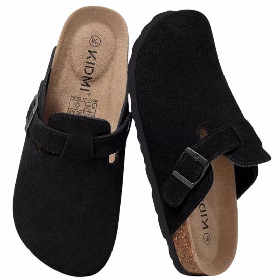 black suede clogs that are birkenstock boston lookalikes