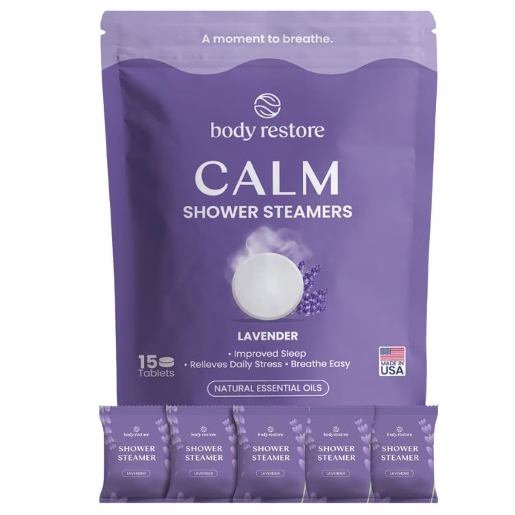 body restore calm shower steamers