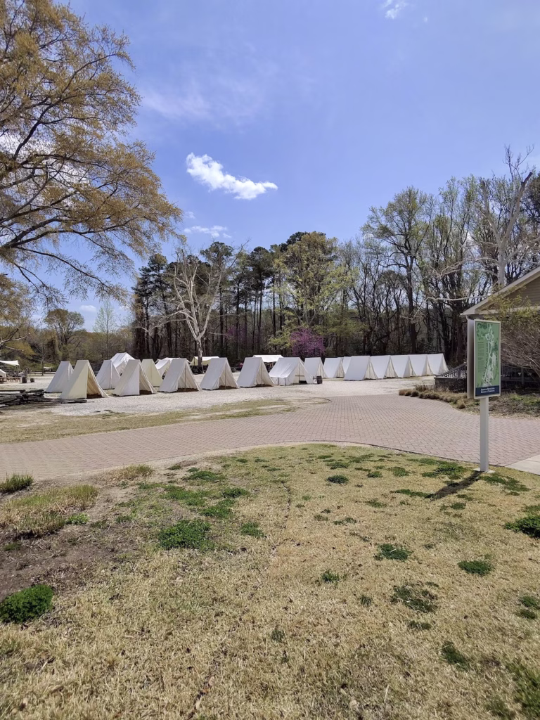 continental army encampment