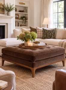 cozy tufted ottoman coffee table