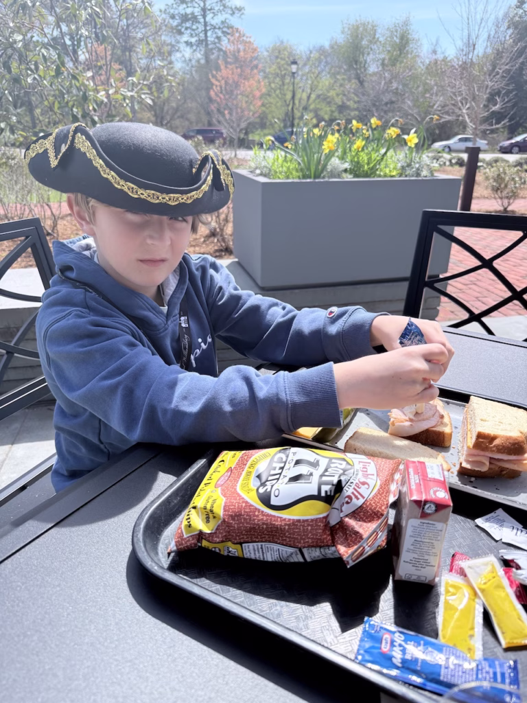 eating at the museum at colonial williamsburg