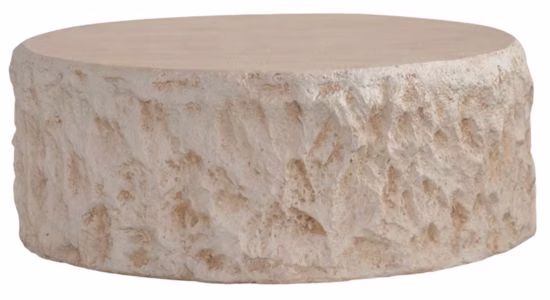 faux stone coffee table