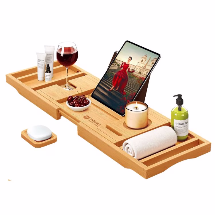 foldable bath caddy