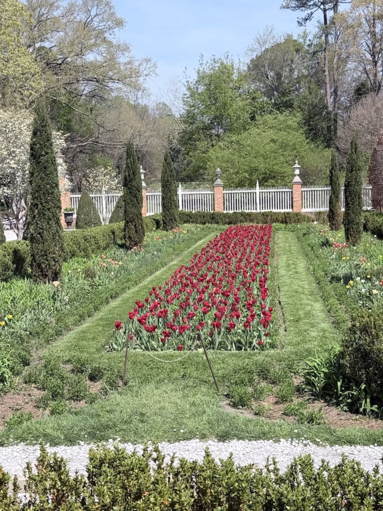 grounds of the governors mansion at colonial williamsburg