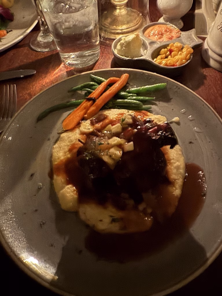 kings arms tavern dinner