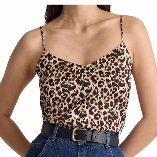 leopard animal print cami