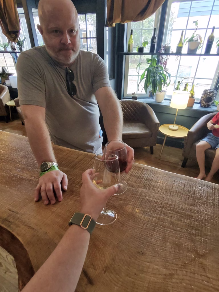 our wine tasting at williamsburg winery