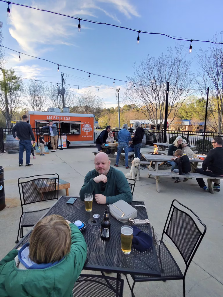 outside at virginia beer company