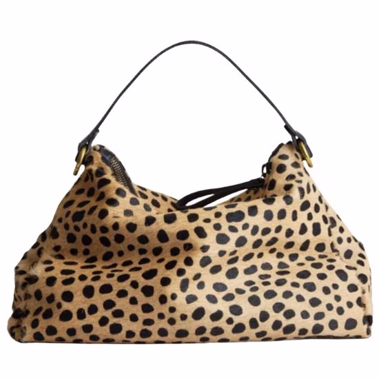 parker thatch shoulder bag in leopard print