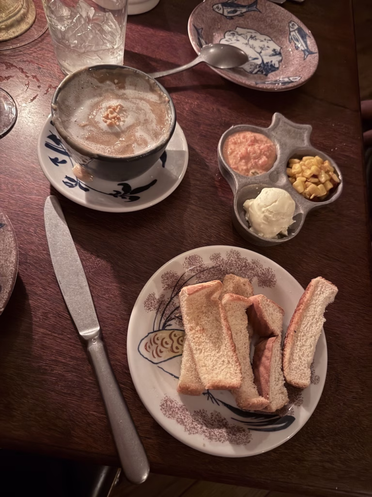 peanut soup at kings arms tavern