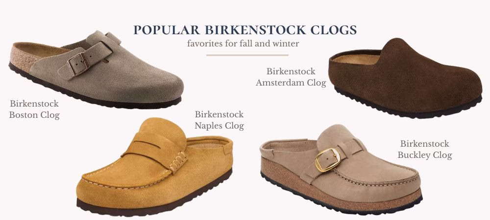 popular birkenstock clogs