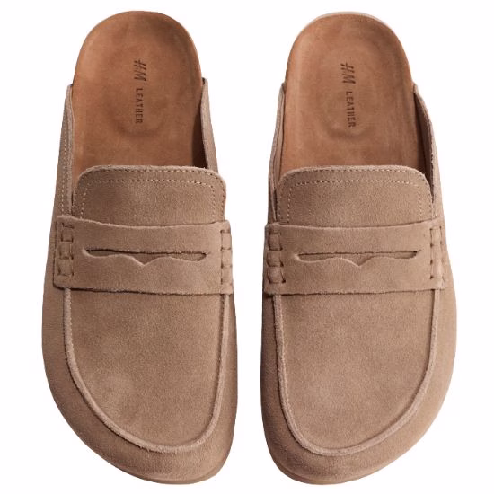 tan loafer clogs that look like birkenstock naples clogs