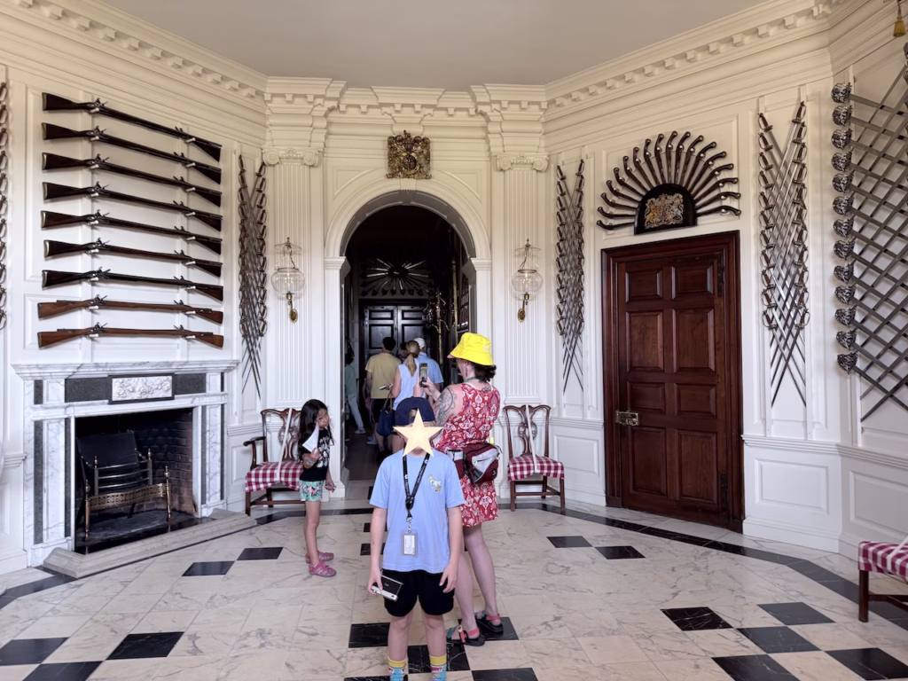 touring inside govenor's mansion in colonial williamsburg