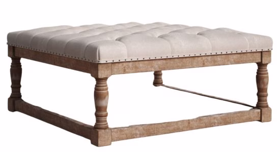 tufted ottoman coffee table