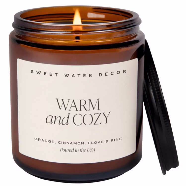 warm and cozy candle