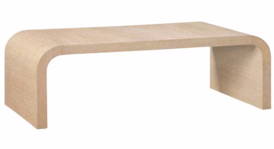 white oak modular modern coffee table