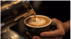 coffee pot pouring coffee