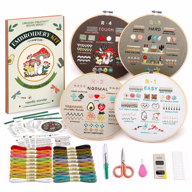 beginner embroidery kit