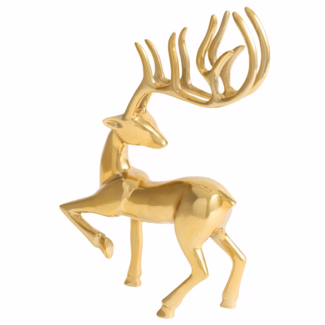 brass reindeer from pottery barn