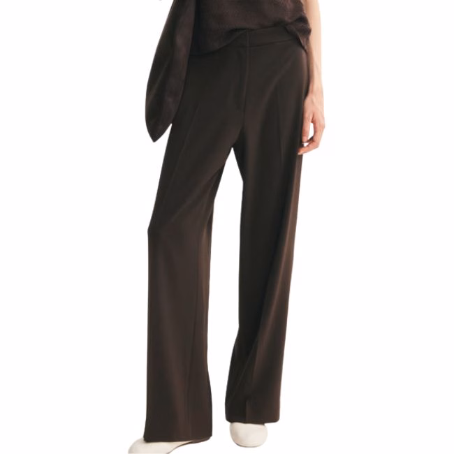 chocolate brown trousers from H&M