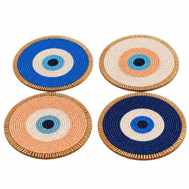 evil eye coasters