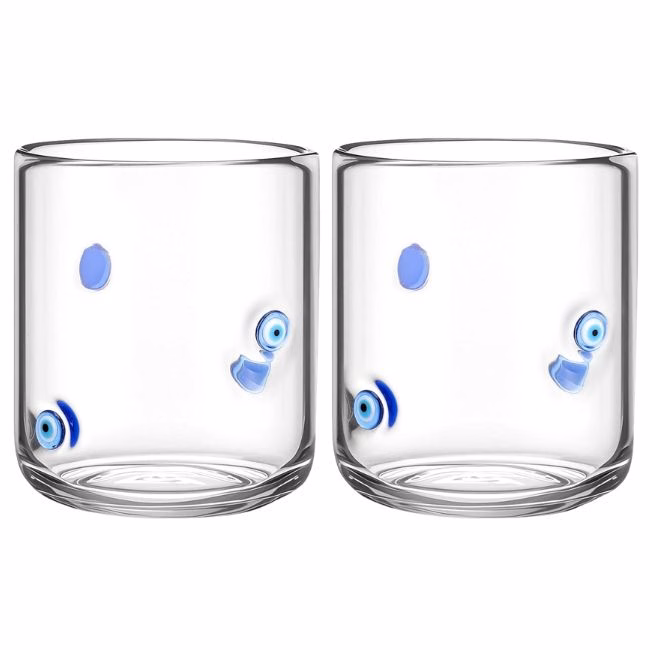 evil eye juice glasses